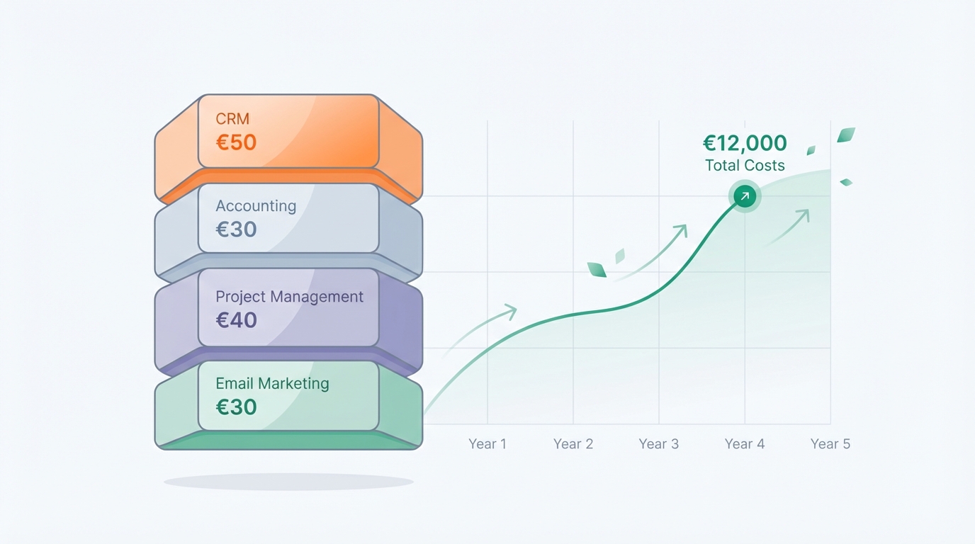 De verborgen kosten van SaaS: Waarom huren duurder is dan kopen - afbeelding 1